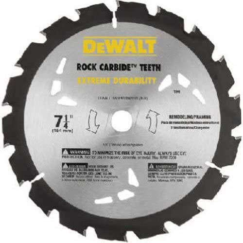 DEWALT Series 20 7-1/4-Inch 18T Nail Cutting Circular Saw Blade