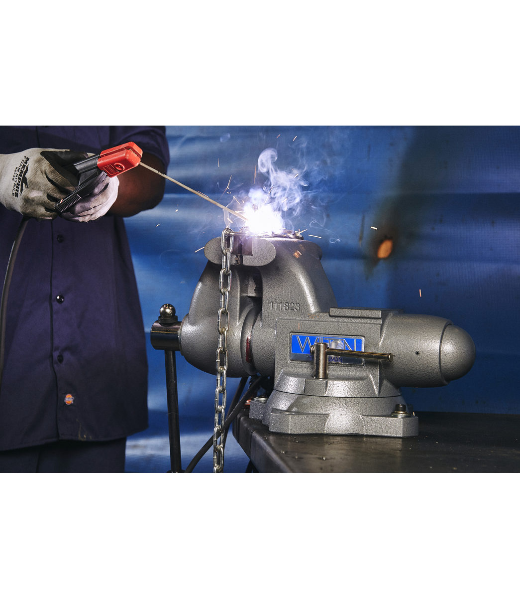 WILTON 1780A, Tradesman 8" Round Channel Vise with Swivel Base