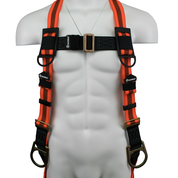 SafeWaze V-Line Full Body Harness: 3D, MB Chest, MB Legs  (Universal)