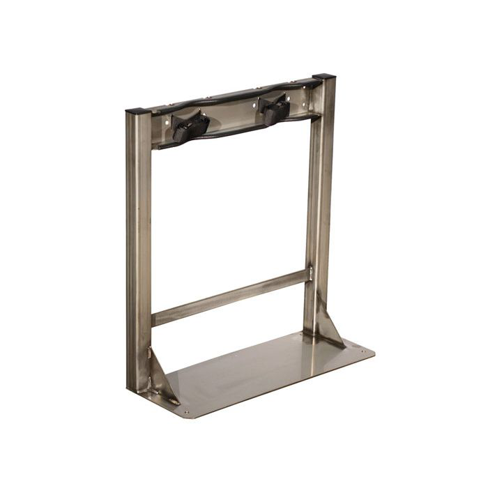 Stainless Steel Gas Cylinder Stand, 2 Cylinder Capacity - 35290