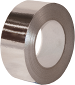 Electro-Tape 2 ½" (60 mm) x 50 yd 2mil General Purpose Aluminum Foil Tape - Rubber Adhesive 16/CS