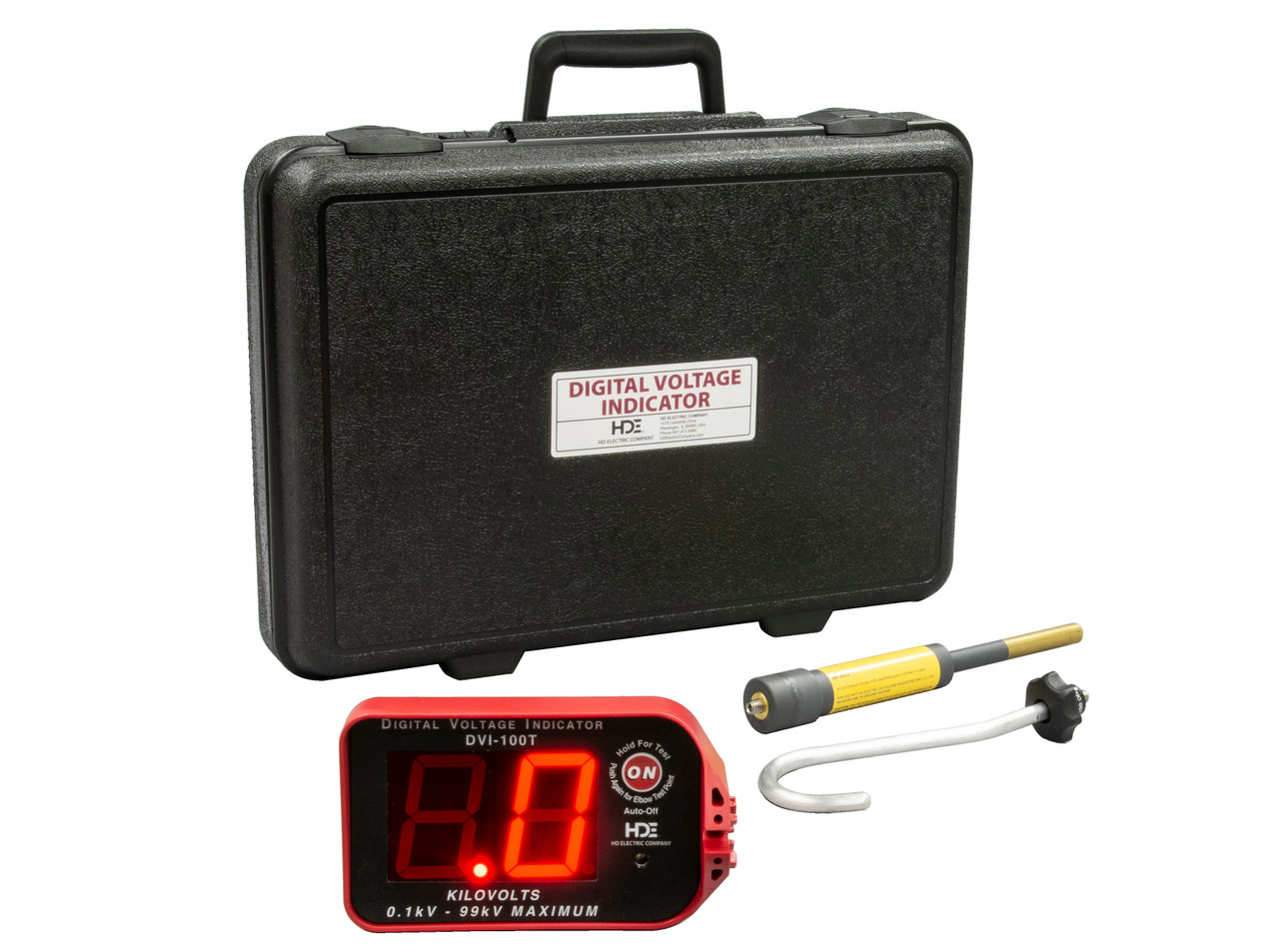 GREENLEE Digital Voltage Indicator w/ Test Point 100kV, OH/UG Kit 1