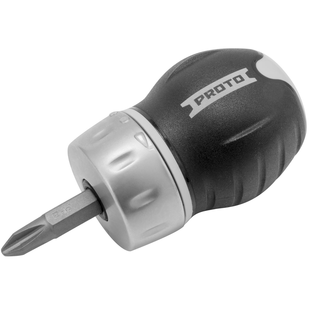 Proto(R) RATCHETING STUBBY SCREWDRIVER SET