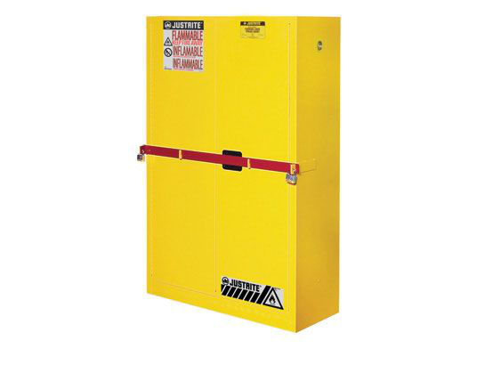 45 Gallon, 2 Shelves, 2 Doors, Self Close, Flammable Cabinet, High Security With Steel Bar, Yellow - SC29884Y