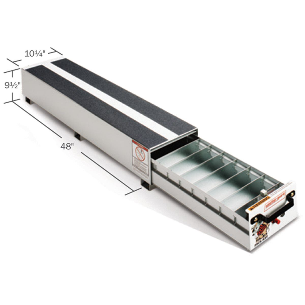 Weather Guard PACK RAT® Drawer Unit 48" X 10" X 9.5" - Steel, White Finish