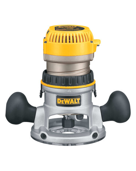 DEWALT 2-1/4 HP (maximum motor HP) EVS Fixed Base Router with Soft Start