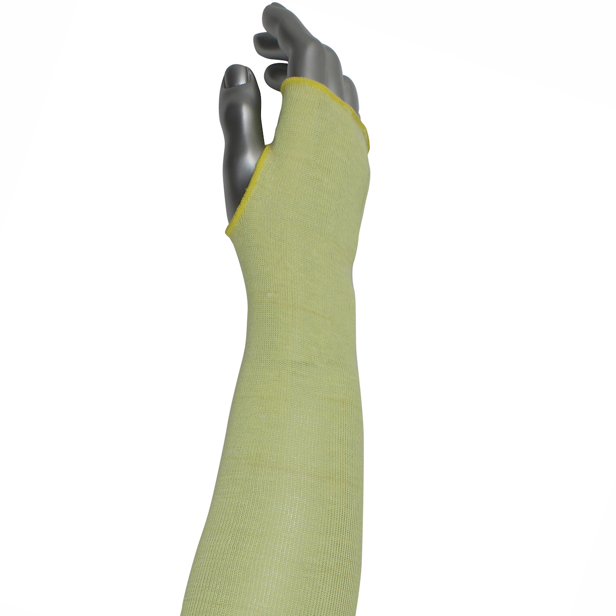 Kut Gard® MSULTRA-T  Cut Resistant Sleeve, Size 18", Yellow, ANSI A3