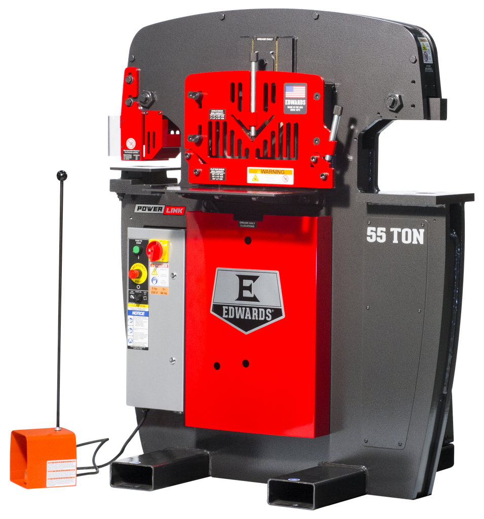55 Ton Ironworker 230V, 3Ph with PowerLink