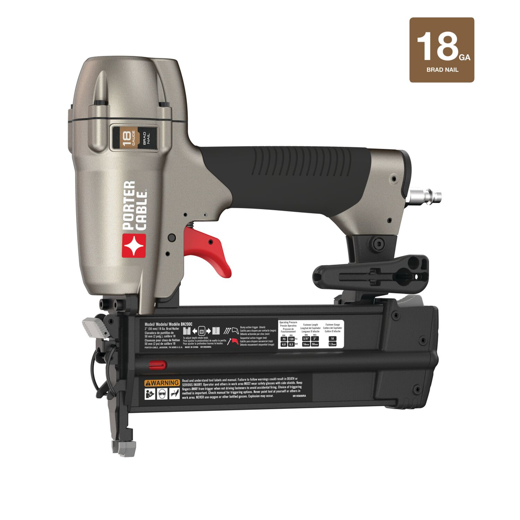 PORTER CABLE 18 GA., 2" BRAD NAILER KIT