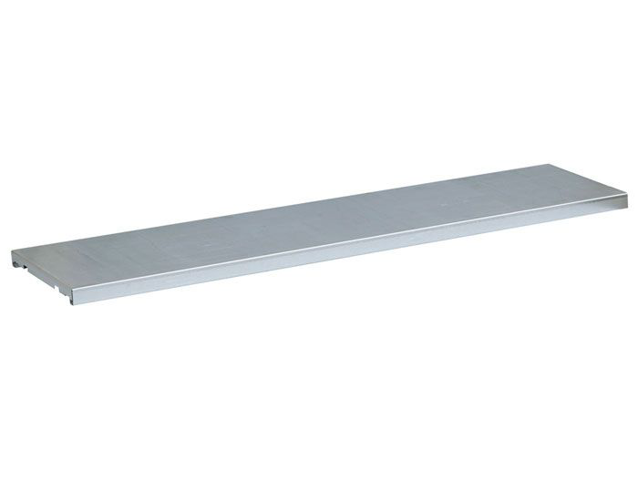 55.375" W x 14" D Steel Half-Depth Shelf for Double 55 Gallon Vertical Drum Safety Cabinets, SpillSlope® - 29947
