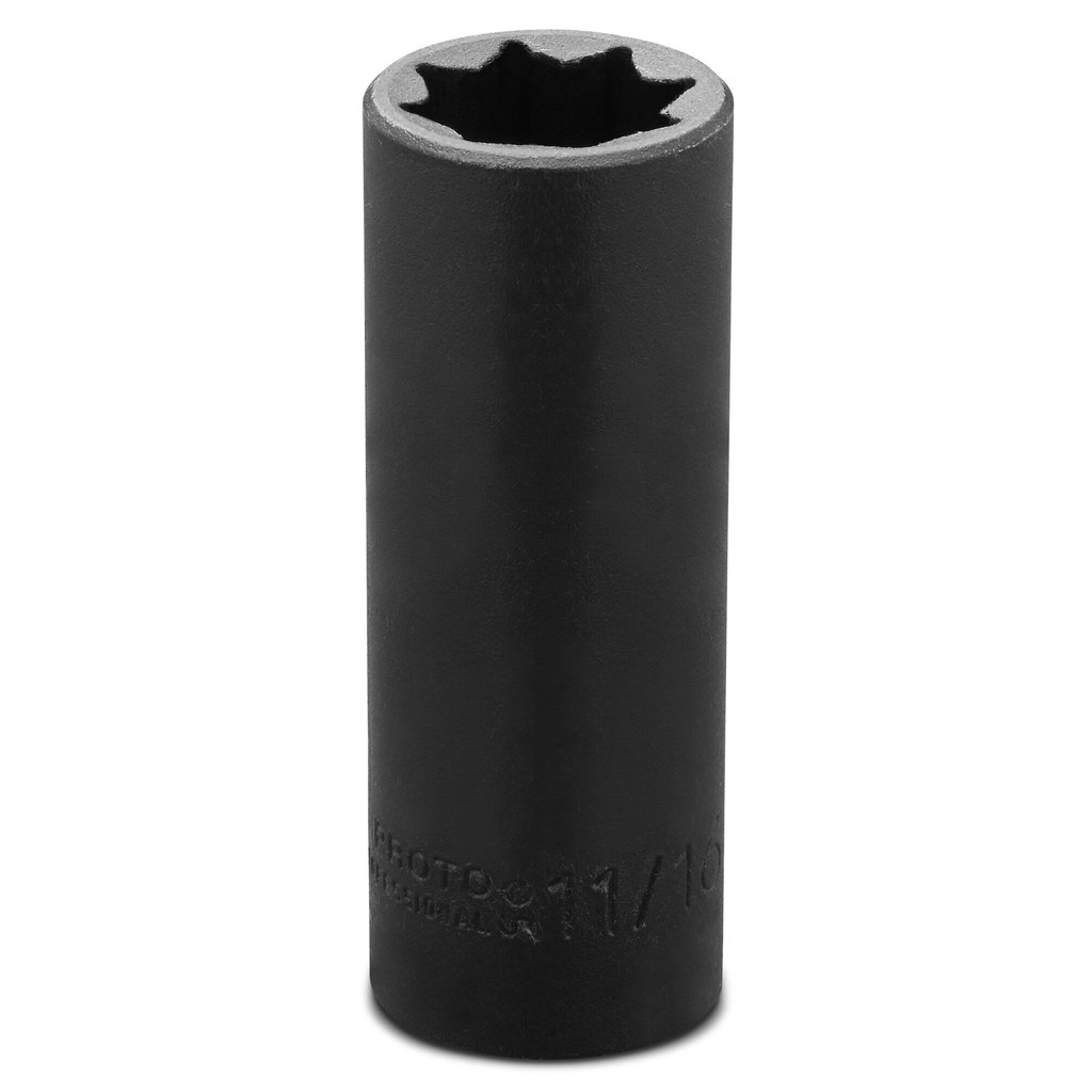 Proto® 1/2" Drive Deep Impact Socket 11/16" - 8 Point 1/ea