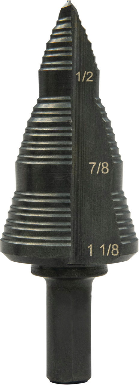 GREENLEE 1-1/8" Step Bit (#9) Metal Cutter