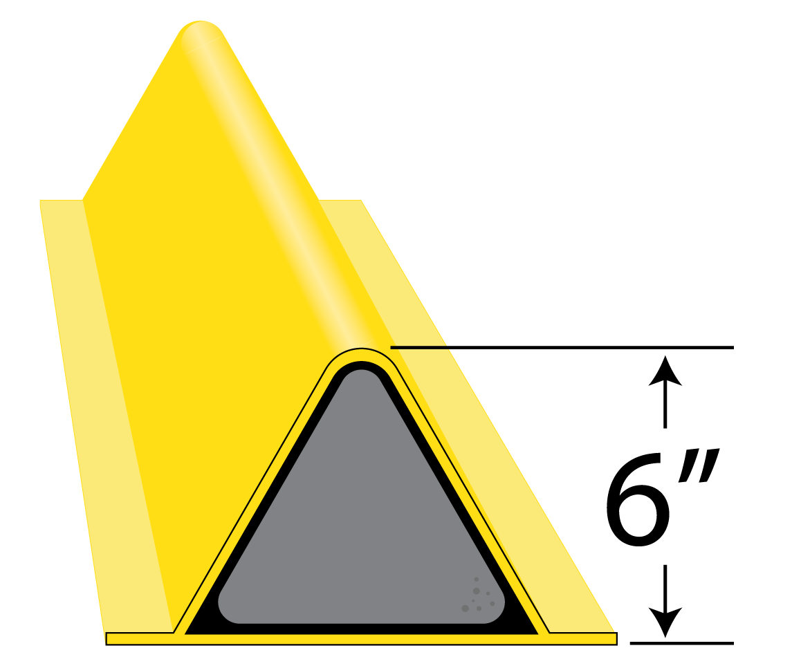 Make-A-Berm, Straight Section, 6 inch High x 5 Feet Long, 2 per Box - #28488