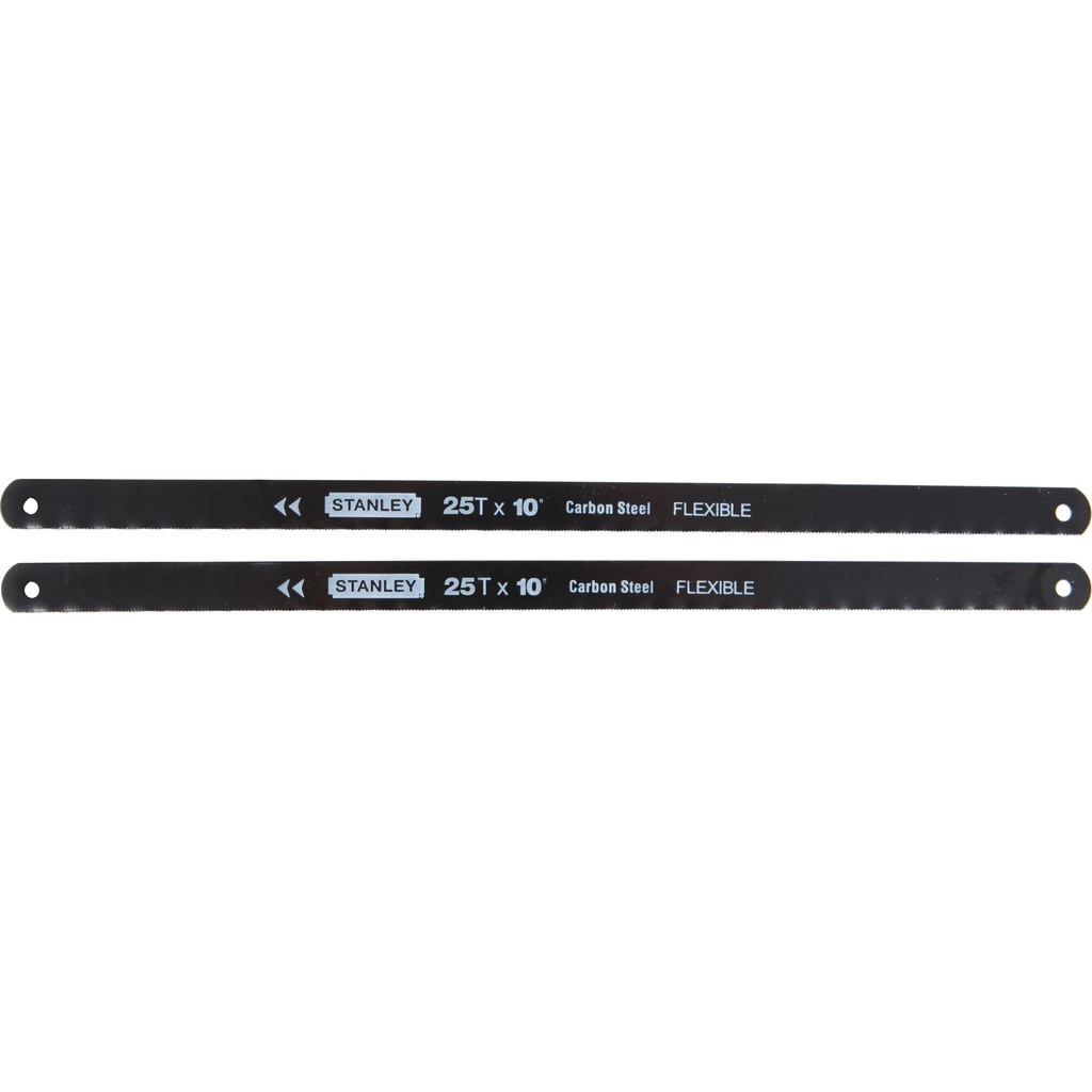 STANLEY CARDED HACKSAW BLADE HIGH CARBON STEEL 10" 24 POINT