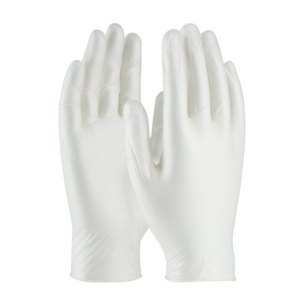 Ambi-dex® 64-V2000PF  Disposable Gloves, Size L, White