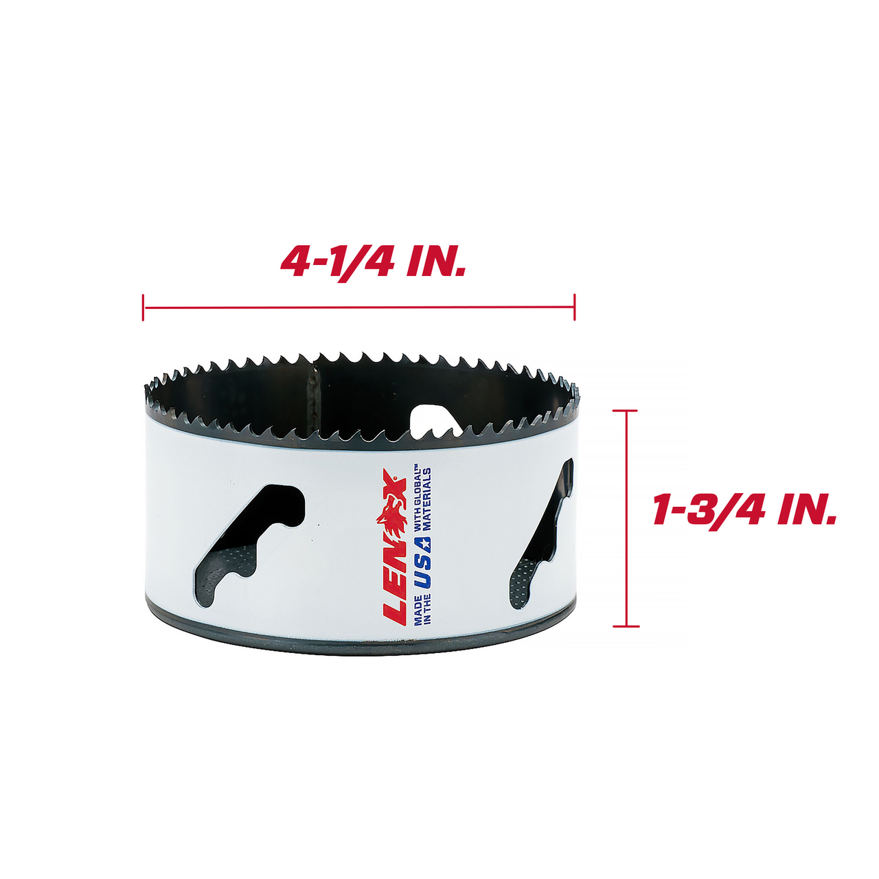 LENOX Bi-Metal Speed Slot Hole Saw With T3 Technology, 4-1/4"