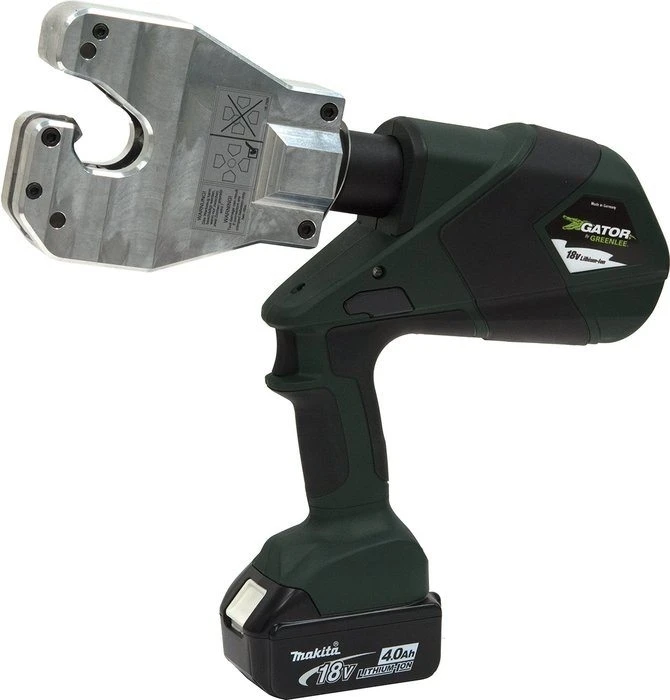 GREENLEE 6 Ton Crimper Quad, Li-Ion, Standard, 12V