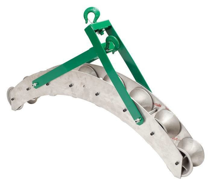 GREENLEE 36" Conveyor Sheave with 8 Sheave Wheels