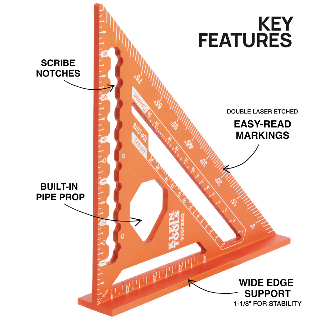 Rafter and Framing Square Set