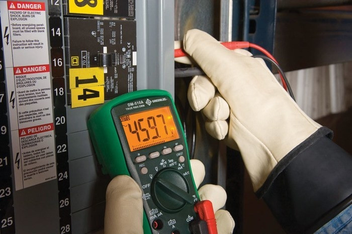 GREENLEE 6,000-Count Digital Multimeter, 1000V, 8A (DM-510A)