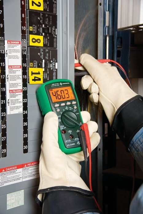GREENLEE 6,000-Count Digital Multimeter, 1000V, 8A (DM-510A)