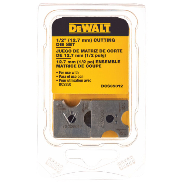 DEWALT 1/2" Replacement Cutting Die Set