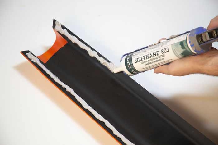 Justrite Make-A-Berm, Sili-Thane 803 Adhesive and Sealant, 10.3 oz., 6 Tubes per Box - #28463