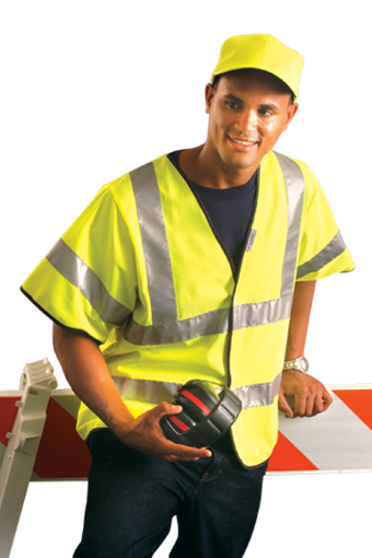Occunomix Premium Solid Dual Stripe Safety Vest 1/EA