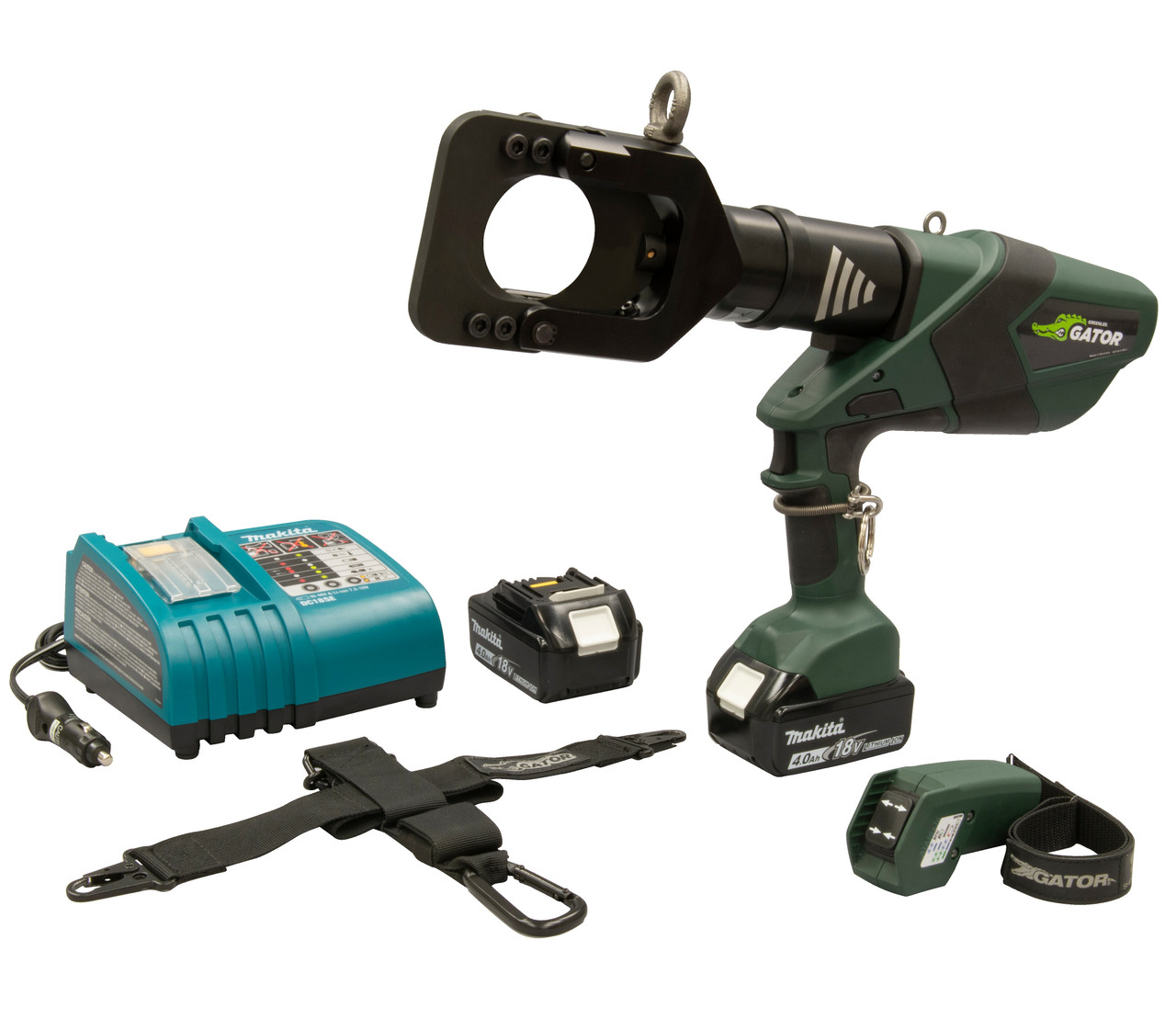 GREENLEE 65 mm Gator Guillotin Remote Cable Cutter, 12V Charger