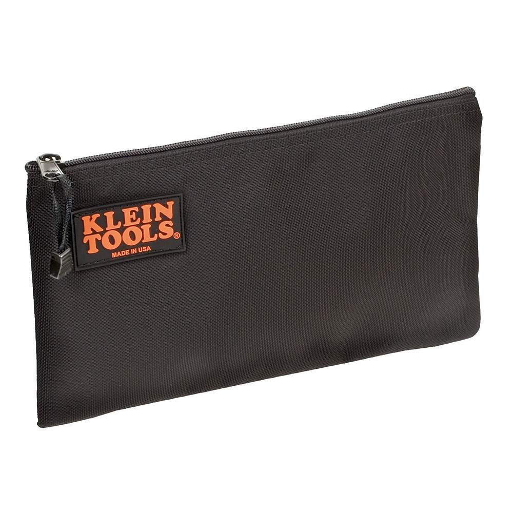 Klein Black Nylon Zipper Bag