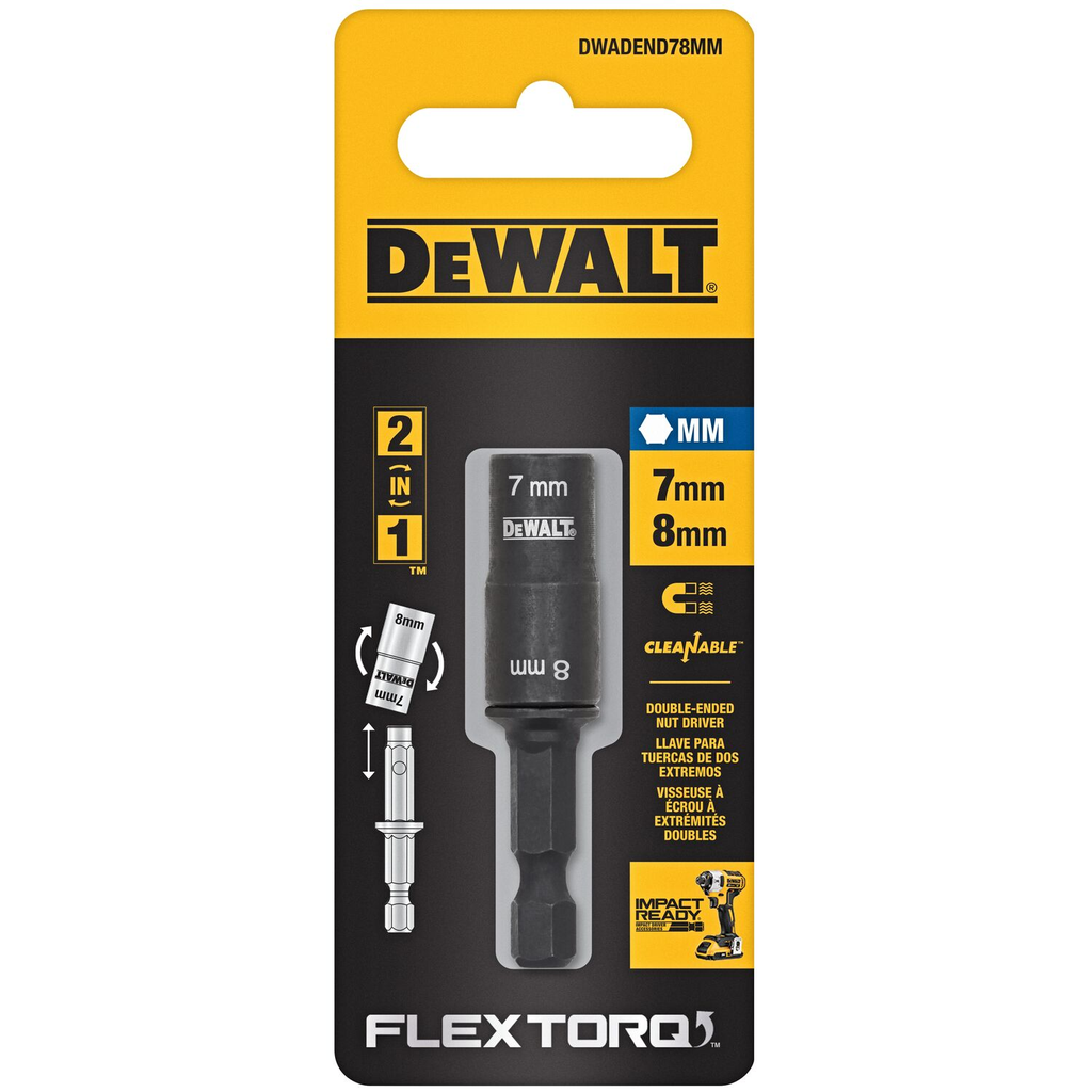 7MM + 8MM REVERSIBLE NUT DRIVER