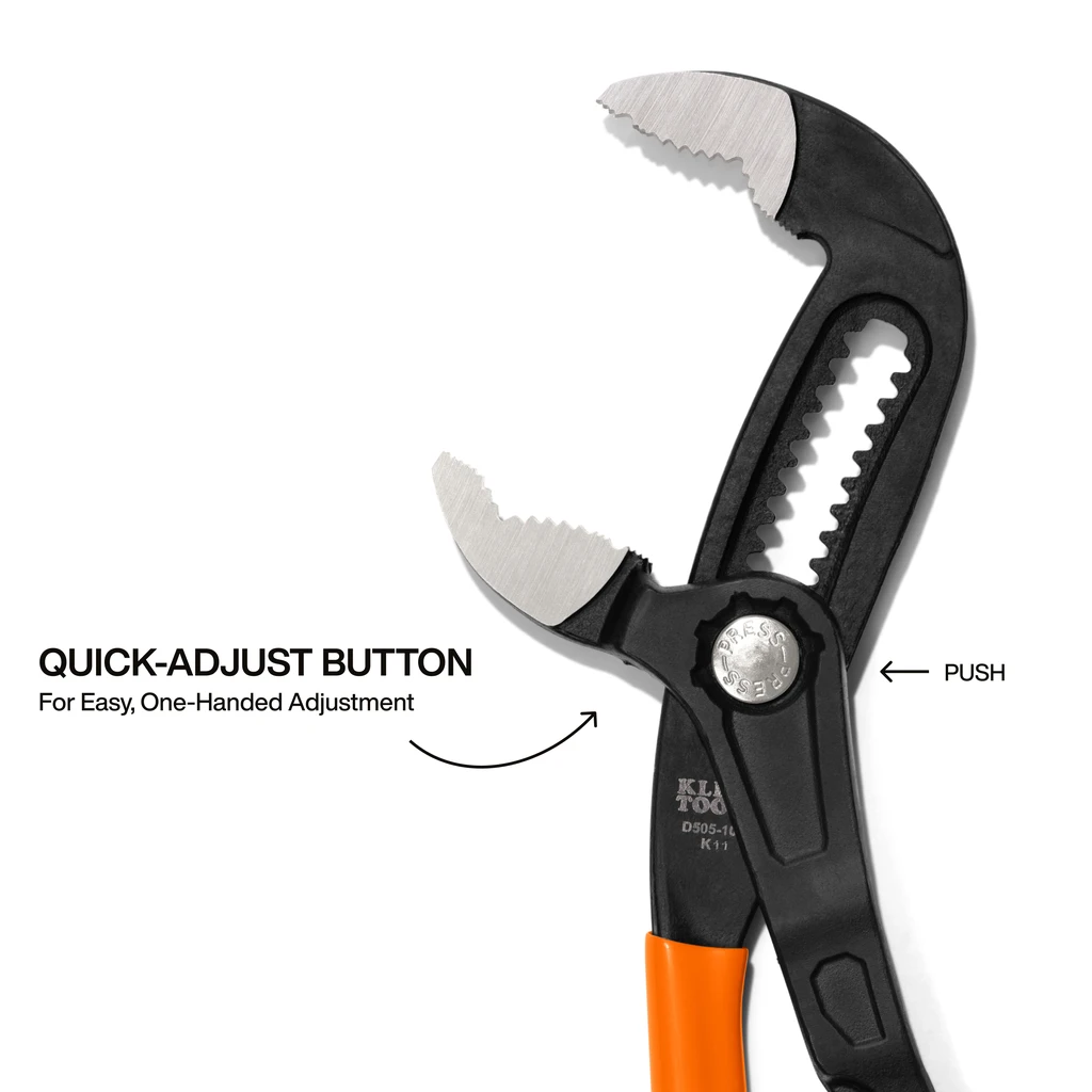 Quick-Adjust Klaw™ Pump Pliers, 10-Inch
