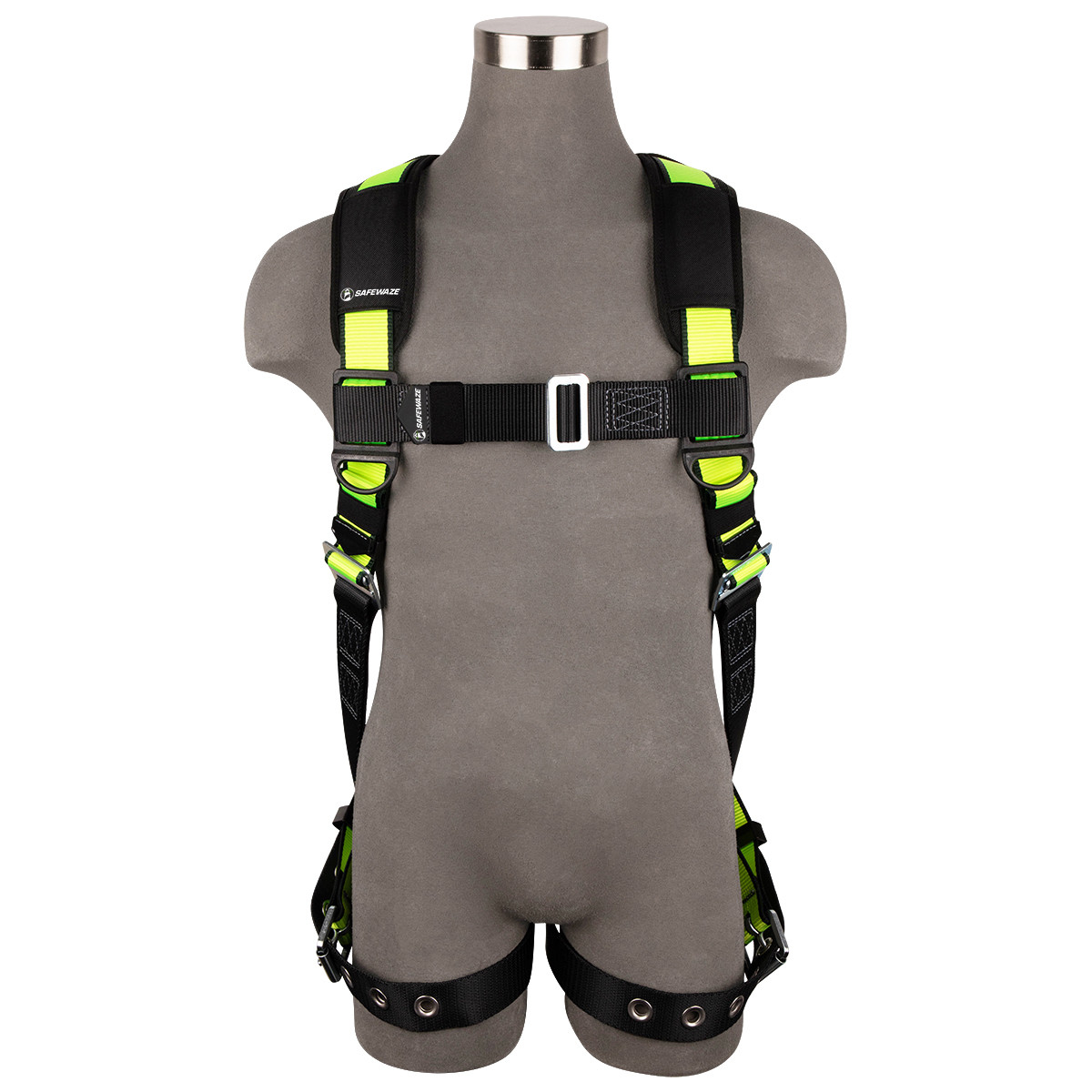 SafeWaze PRO Full Body Harness: 1D, Dorsal Link, MB Chest, TB Legs  (L/XL)