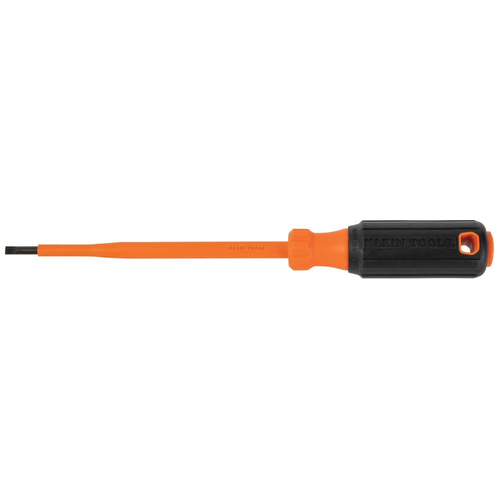 Insulated Screwdriver, 3/16-Inch Cabinet Tip, 6-Inch Round Shank
