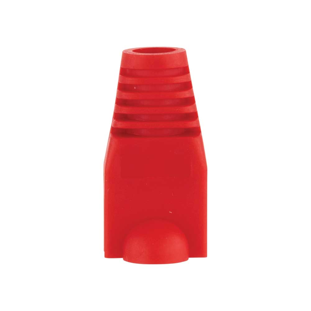 Strain Relief Boots for RJ45 Data Plugs, CAT5e/CAT6 Cable, 100-Pack