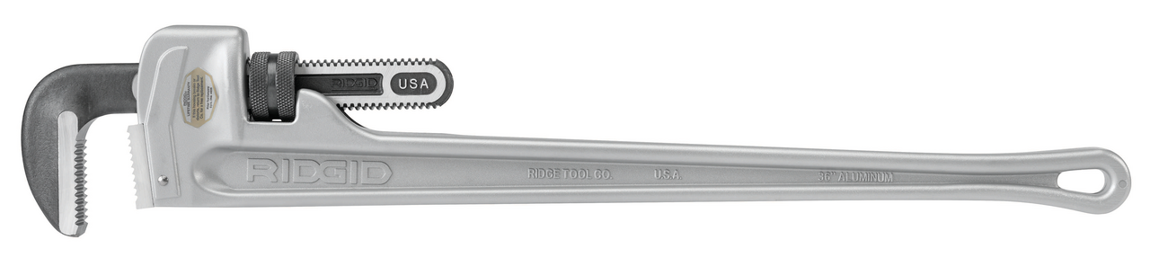 Ridgid 18" Aluminum Straight Pipe Wrench 1/EA