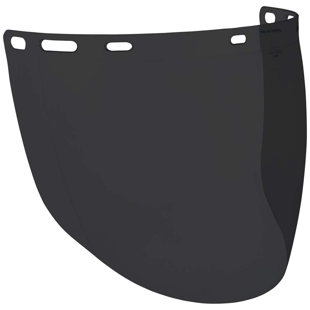 Replacement Face Shield Lens, Cap Style, Gray Tint