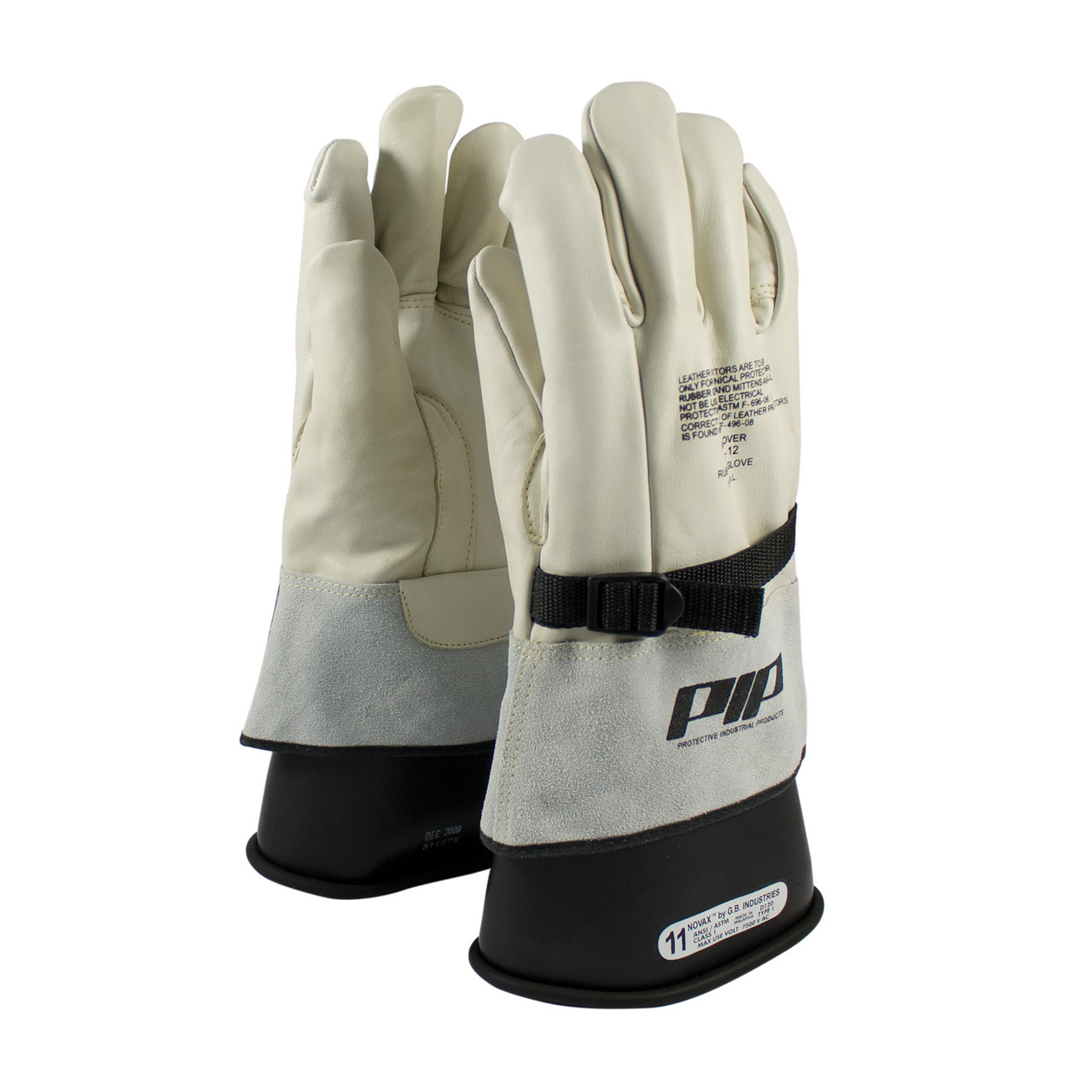 PIP® 148-4000  Elect Glv Protection, Size 8, Natural