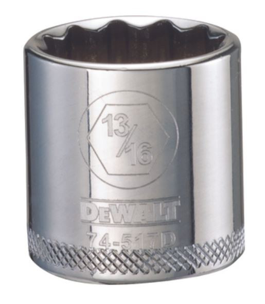DEWALT 001Pc 38Dr Socket-12Pt-13/16