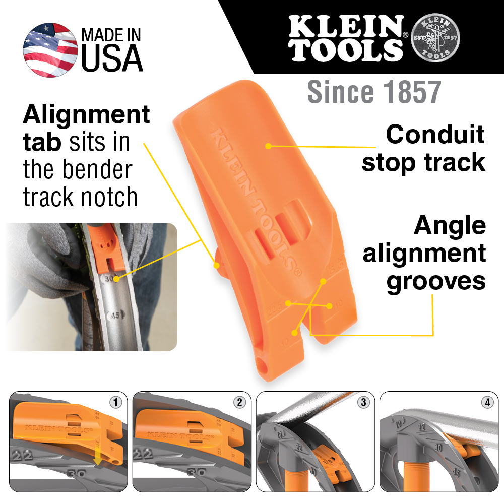 Aluminum Conduit Bender 3/4-Inch EMT with Angle Setter™