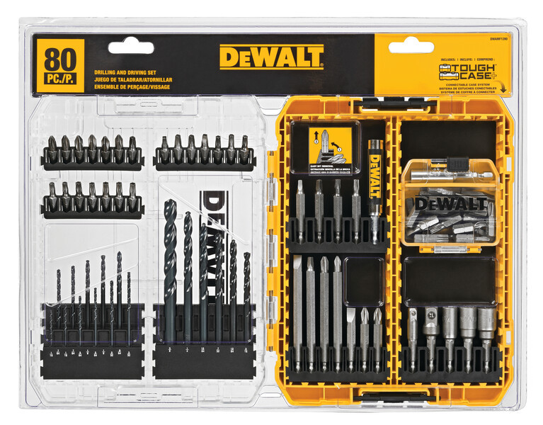 DEWALT Drill Bit Set / Screwdriver Set, 80-Piece