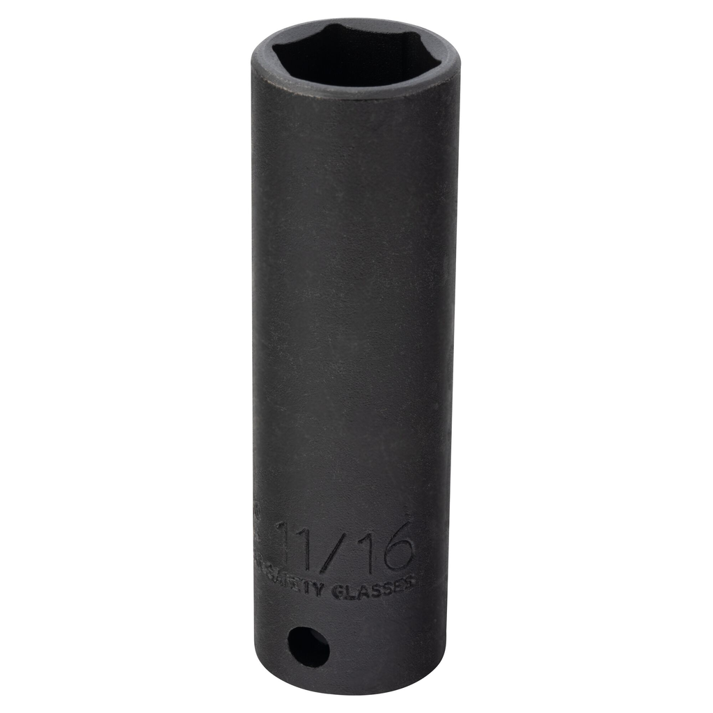Proto® 1/2" Drive Thin Wall Deep Impact Socket 11/16" - 6 Point 1/ea