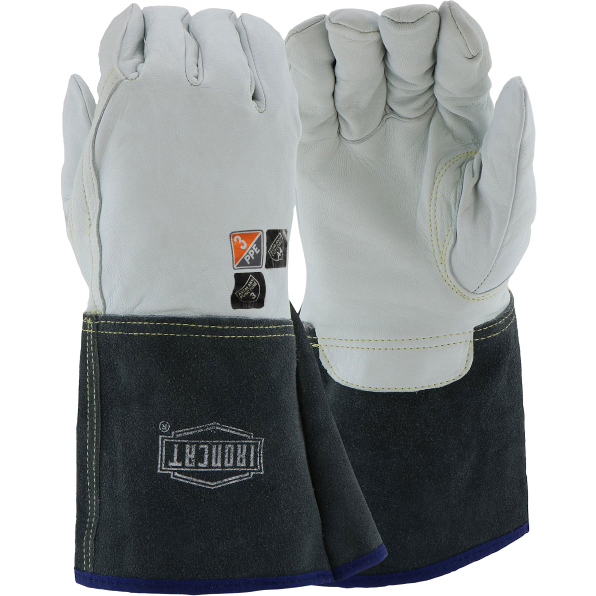 Ironcat® 6144  Hand Protect-Welding, Size M, Natural, ANSI A4