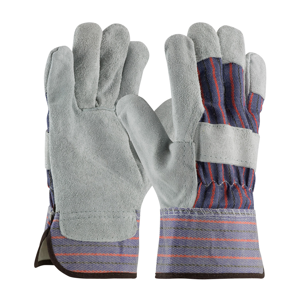 PIP® 84-7532A  Leather Palm Gloves, Size XL, Blue