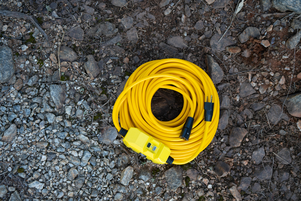 Southwire 50ft 12/3 SJTW-A 15A Inline GFCI NEMA 5-15 P&R 1/BX