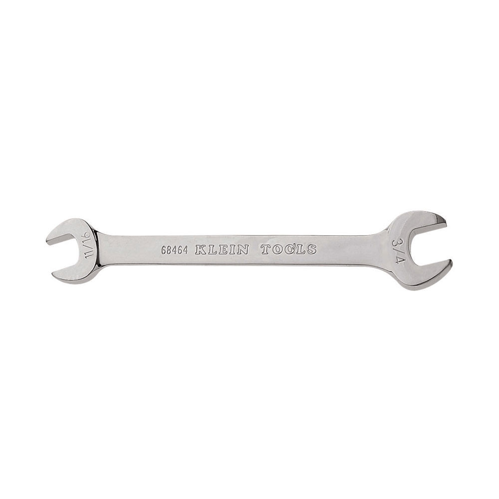 Klein Open-End Wrench 11/16", 3/4" Ends