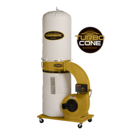 POWERMATIC PM1300TX-BK Dust Collector, 1.75HP 1PH 115/230V, 30-Micron Bag Filter Kit