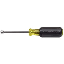 Klein 4 mm Cushion-Grip Nut Driver, 3" Hollow Shaft
