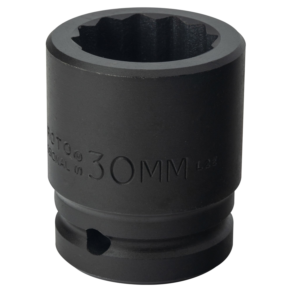 Proto® 3/4" Drive Impact Socket 30 mm - 12 Point 1/ea