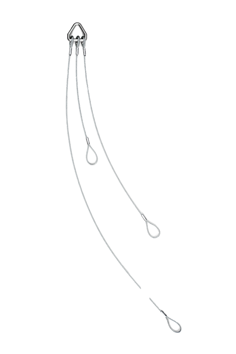 Slingco ZSH2264 - Tri-Leg Sling staggered,  0 in (0 mm)